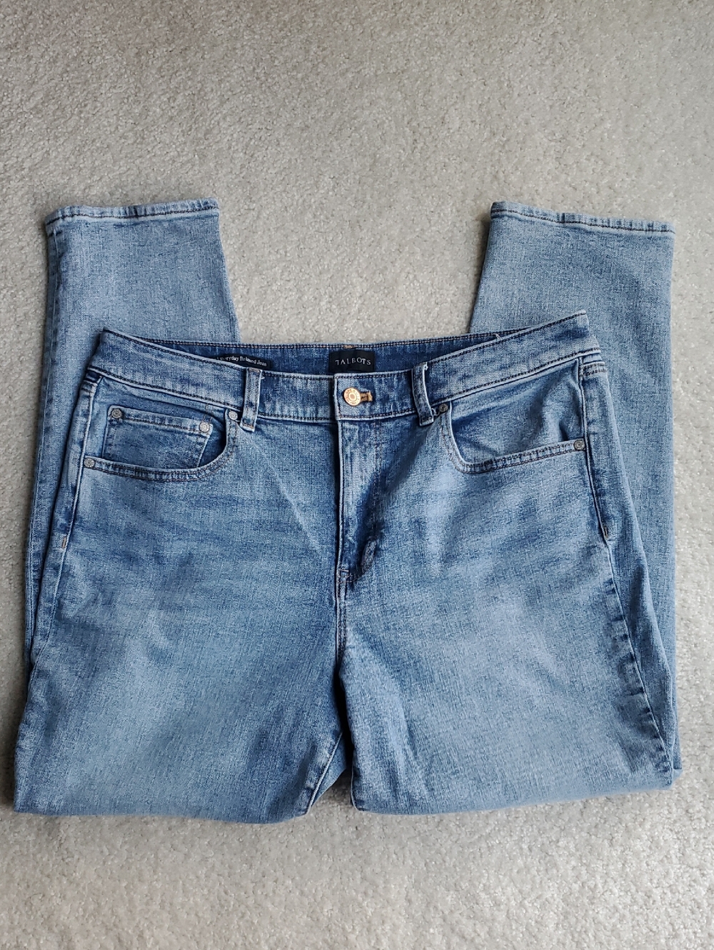 Talbots Everyday Relaxed Denim Jeans 12